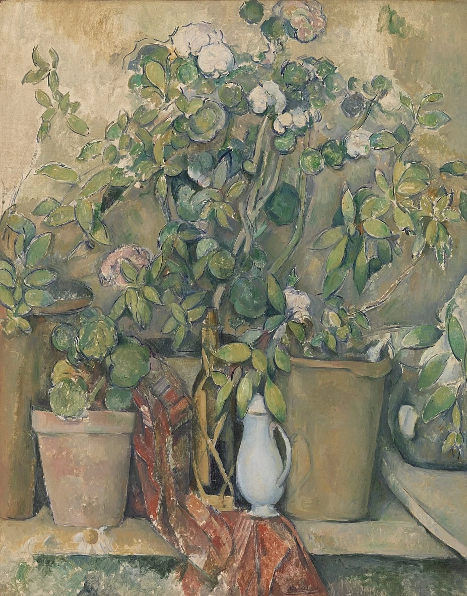 Pentole e fiori in terracotta , 1891